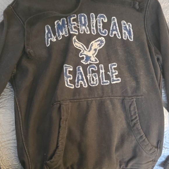 American Eagle Outfitters Tops - American Eagle Outfitters Womens Charcoal Hoodie